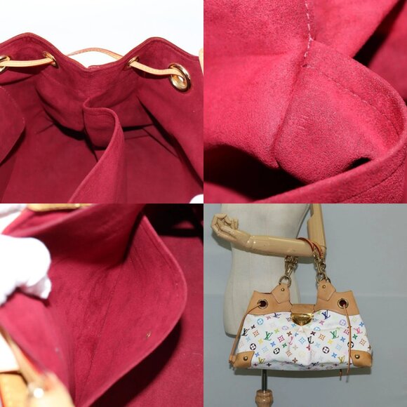 LOUIS VUITTON Monogram Multicolor Ursula Tote Bag White M40123 LV Auth BA2955 - Picture 14 of 15